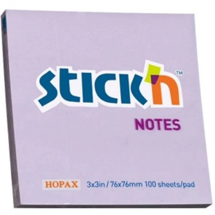 GIPTA STICKN 76X76 PASTEL LİLA YAPIŞKANLI NOTLUK 100 YP.