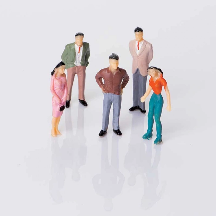 ESHEL MAKET RENKLİ İNSAN FİGÜRÜ 1/75 6 LI