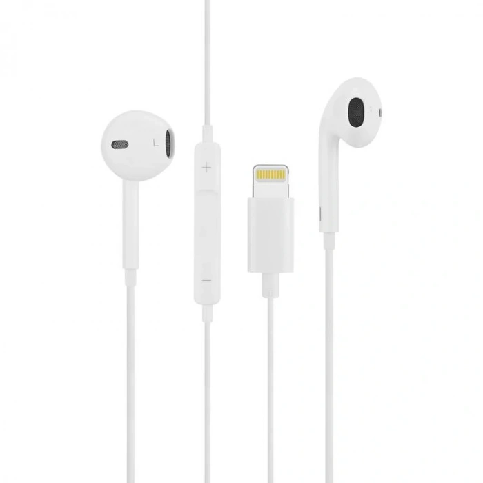 ASONİC AS-XK100 BEYAZ LIGHTNING KONNEKTÖRLÜ BLUETOOTH KABLOLU KULAK İÇİ MİKROFONLU KULAKLIK