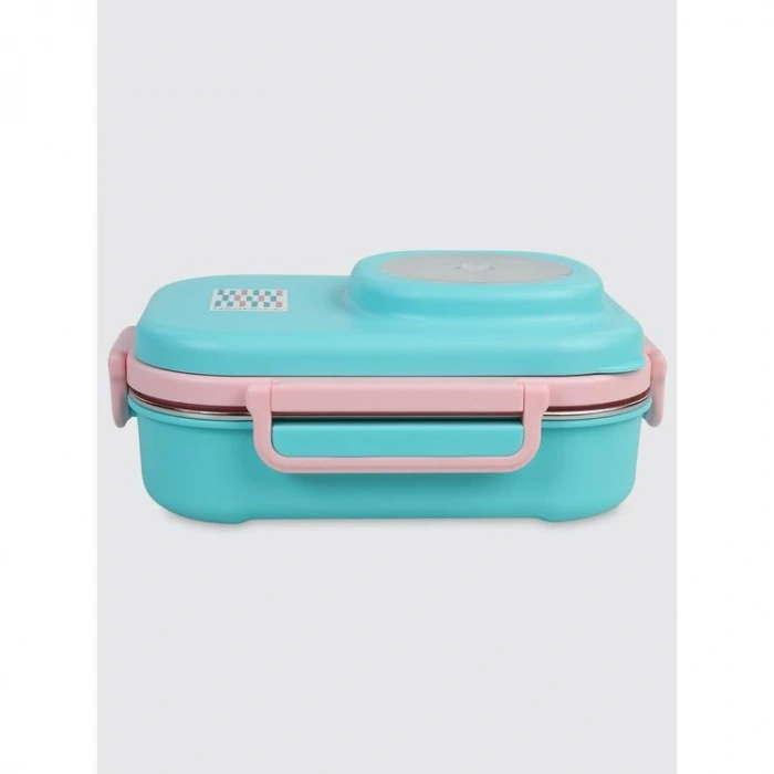 UZSPACE VGN-8021-8038 PASLANMAZ ÇELİK YEMEK KABI - LUNCH BOX 600 ML CYAN GREEN