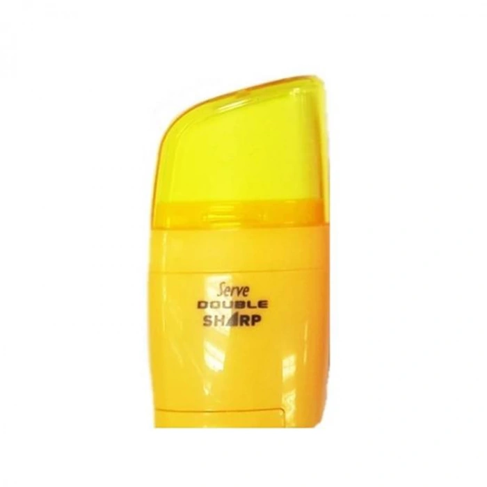 SERVE DOUBLE SHARP SİLGİLİ KALEMTRAŞ TURUNCU