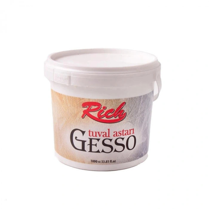 RİCH GSS-1000-001 GESSO TUVAL ASTARI 1000 ML