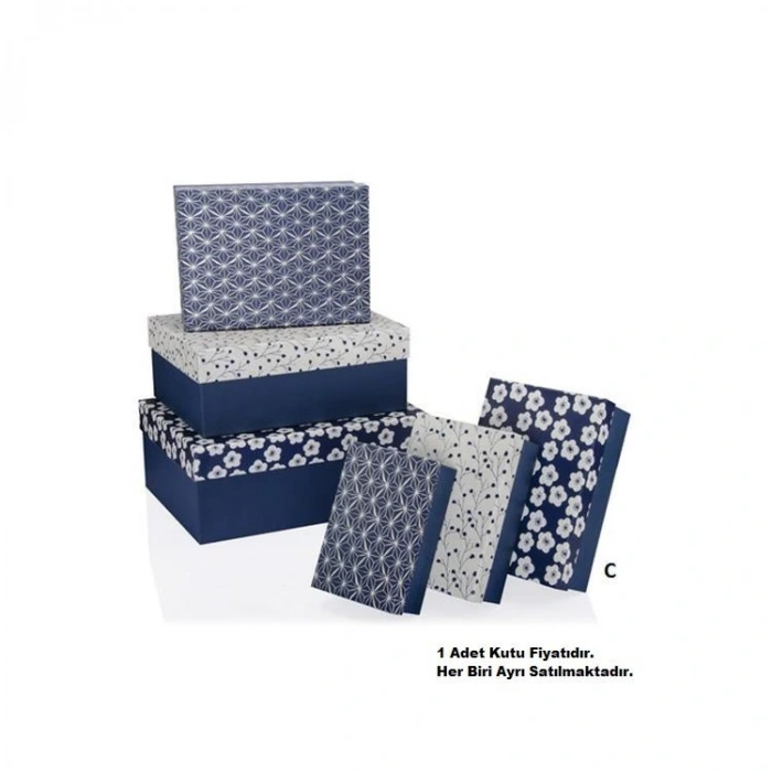 GIPTA KIO DİKDÖRTGEN HEDİYE KUTUSU BX7587 C 160x230x90mm - TEKLİ