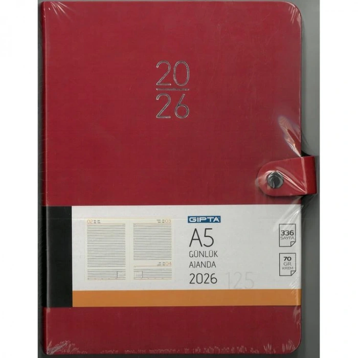 GIPTA 125-TXK TEXTURA A5 GÜNLÜK ÇİZGİLİ AJANDA