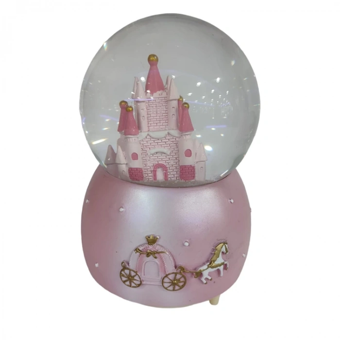 MOTTO MTT-2180 PİLLİ IŞIKLI MÜZİKLİ ÜFLEMELİ KAR KÜRESİ BÜYÜK BOY - CASTLE