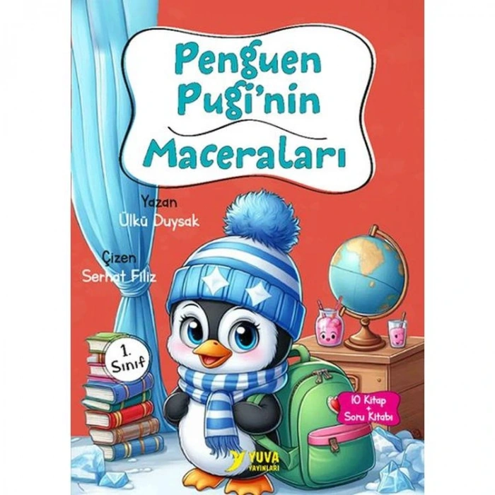 PENGUEN PIGUNİN MACERALARI 10 KİTAP SET ( 1 . SINIFLAR İÇİN )