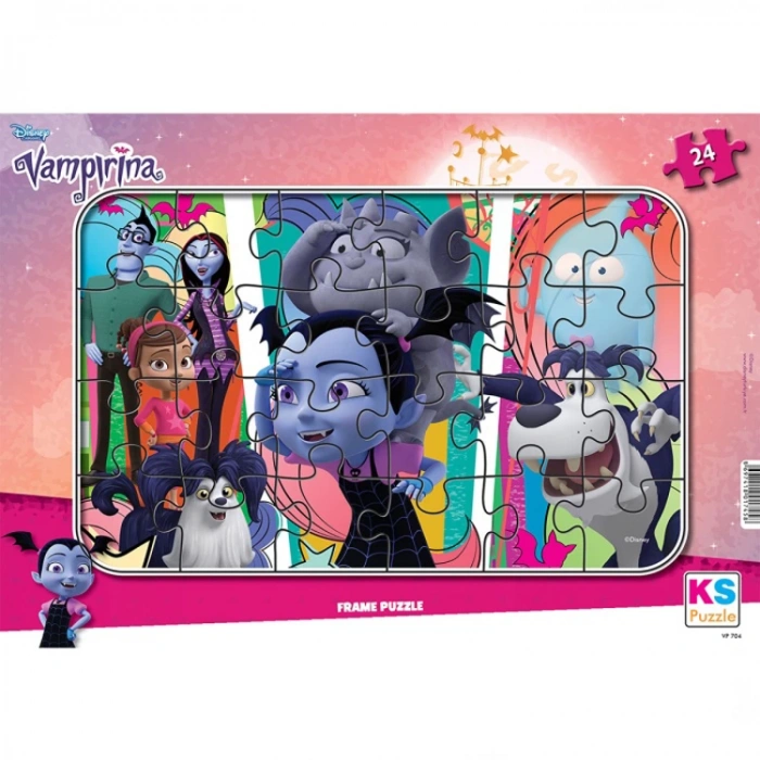 KS GAMES T694 DISNEY VAMPIRINA FRAME YAPBOZ/PUZZLE 24 PARÇA  3+