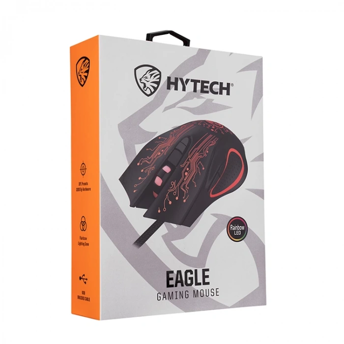 HYTECH HY-X8 EAGLE GAMING OYUNCU MOUSE SİYAH