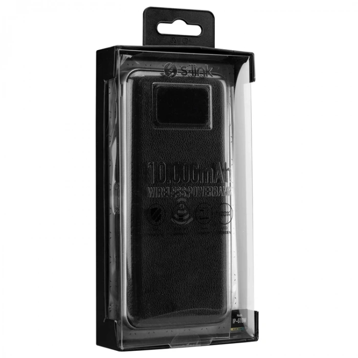 S-LİNK 10.000mAh LCD GÖSTERGELİ TAŞINABİLİR POWERBANK SİYAH