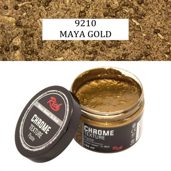 RİCH CRM-TTP-9210 CHROME TEXTURE PASTE  9210 MAYA GOLD