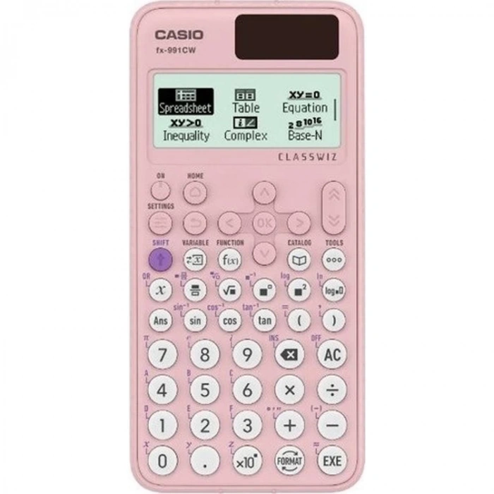 CASIO FX-991CW 540 FONKSİYON BİLİMSEL HESAP MAKİNESİ PEMBE