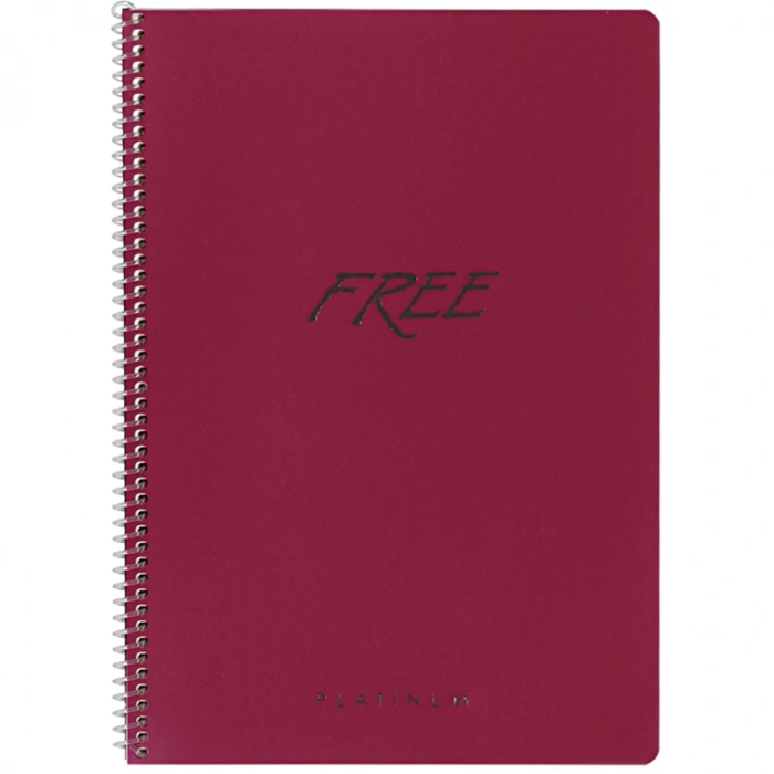 KESKİN FREE PLATİNİUM PP KAPAK DEFTER A4 80 YP. ÇİZGİLİ