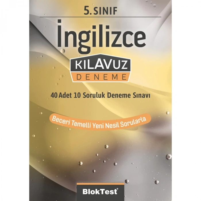 BLOKTEST 5.SINIF İNGİLİZCE KILAVUZ DENEME