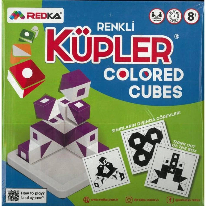 REDKA RD5303 RENKLİ KÜPLER ZEKA AKIL OYUNLARI