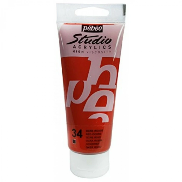 PEBEO STUDIO AKRİLİK BOYA 100 ML KIRMIZI OCHRE