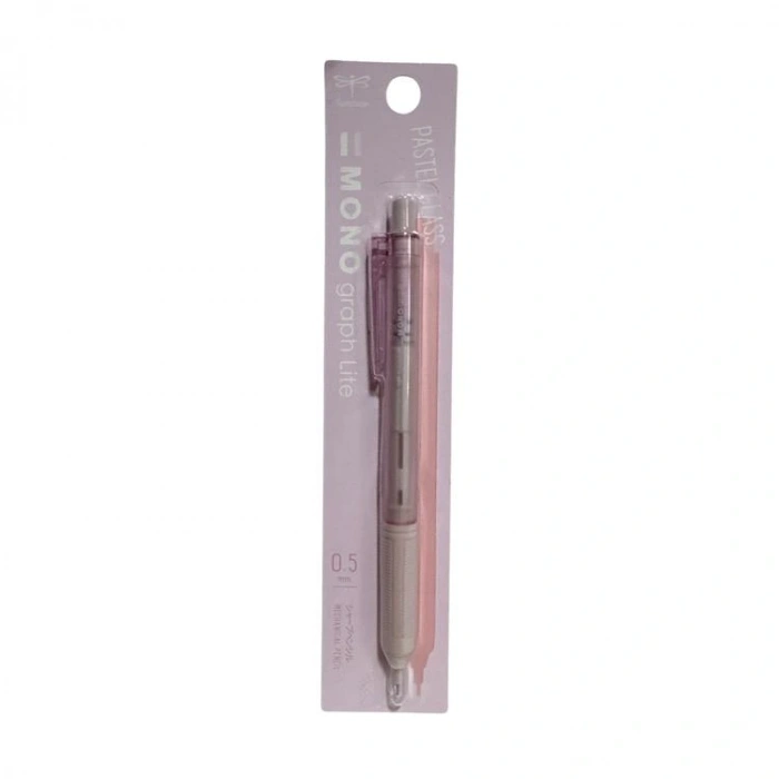 TOMBOW MONO GRAPH  MEKANİK KURŞUN KALEM 0.5MM LITE PASTEL GLASS- CAM PEMBE XCSH-MGL807LPK