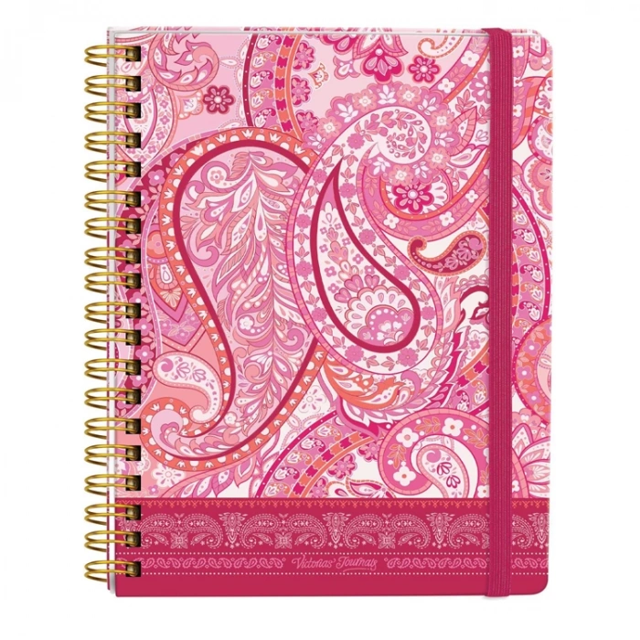 VICTORIAS JOURNALS 0086 NOTES 20x28cm SPİRALLİ SERT KAPAK 90gr. 96YP. ÇİZGİLİ DEFTER