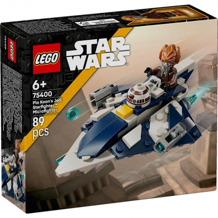 LEGO STAR WARS 75400 PLO KOONS JEDI STARFIGHTER MICROFIGHTER 89 PARÇA 6+