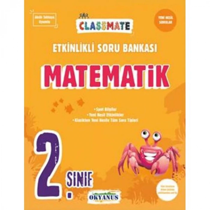 OKYANUS  2. SINIF CLASSMATE MATEMATİK ETKİNLİKLİ SORU BANKASI