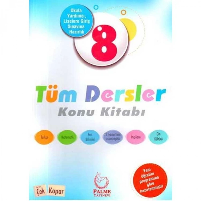 PALME 8. SINIF TÜM DERSLER KONU KİTABI