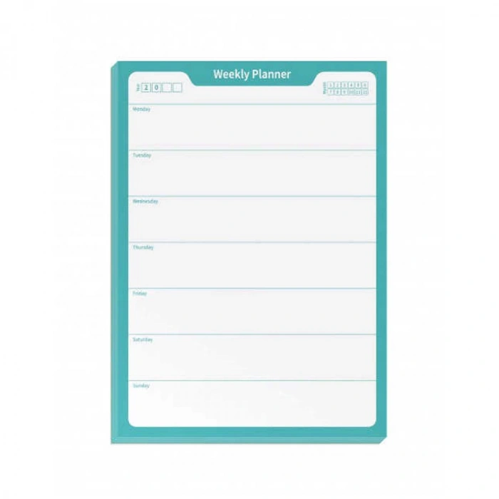 DEFFTER 20X28 MASA BLOK 50 YP  / WEEKLY PLANNER