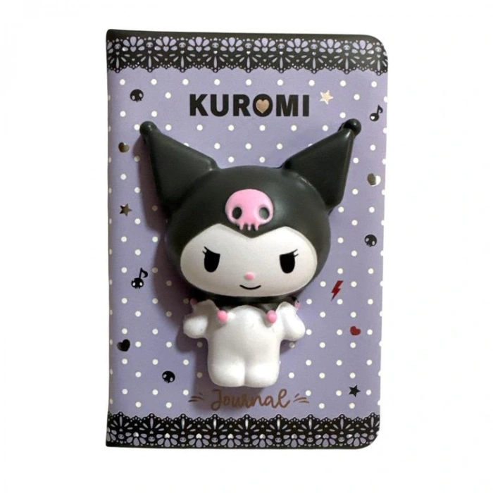 VICTORIAS JOURNALS 525-2078 KUROMİ A6 192 SAYFA 100 GR. RENKLİ SAYFALI SQUISHY GÜNLÜK/ NOT DEFTERİ