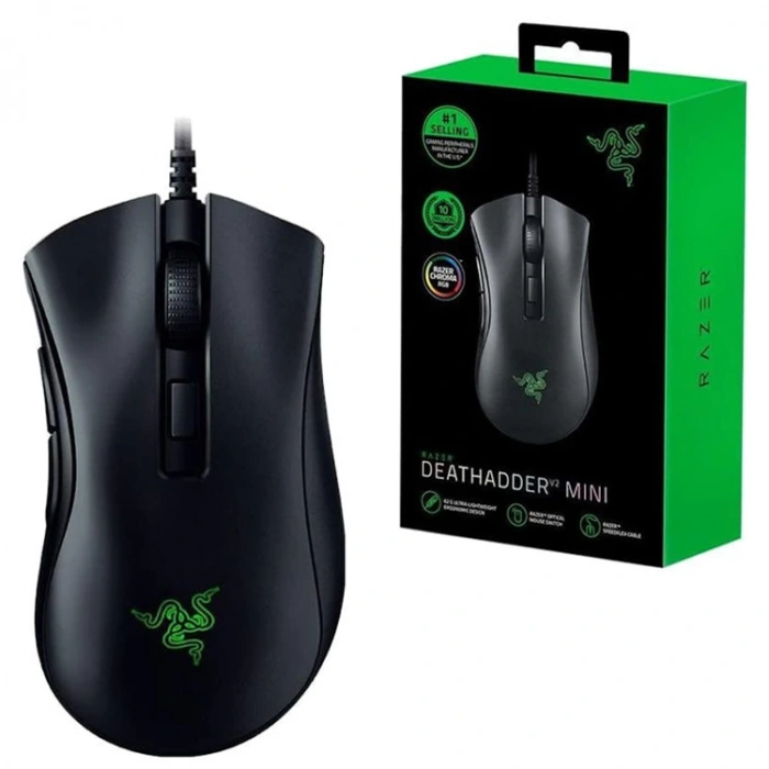RAZER DEATHADDER V2 MİNİ GAMİNG MOUSE SİYAH (RZ01-03340100-R3C1)