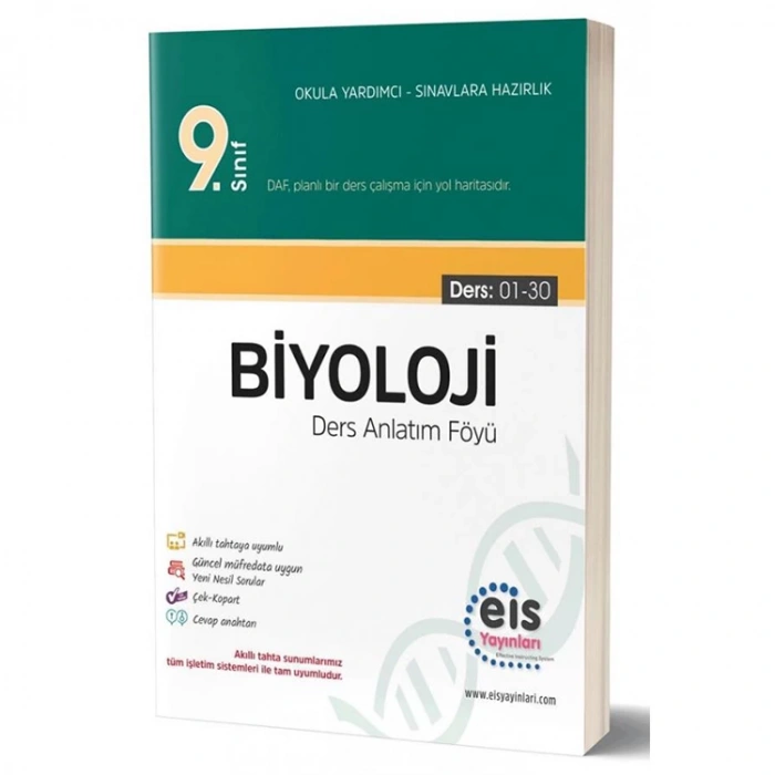 EİS 9. SINIF BİYOLOJİ DERS ANLATIM FÖYÜ