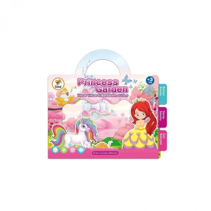 LİNO LS-301 TEKRAR TEKRAR KULLANILABİLEN STICKER - PRINCESS GARDEN