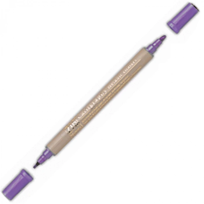 ZIG KALİGRAFİ KALEMİ METALİK MOR