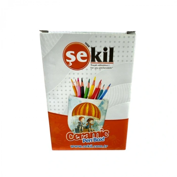 ŞEKİL SKL_PENBX SERAMİK KALEMLİK BOYAMA SETİ