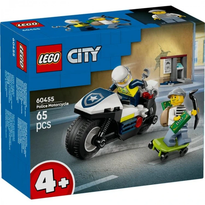 LEGO CITY 60455 POLICE MOTORCYCLE 65 PARÇA 7+