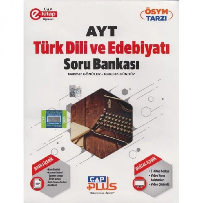 ÇAP YAYINLARI AYT TÜRK DİLİ VE EDEBİYATI PLUS SORU BANKASI