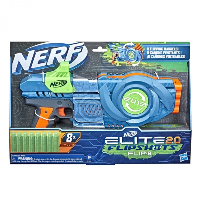 HASBRO F2549 NERF ELITE 2.0 FLIPSHOTS FLIP-8