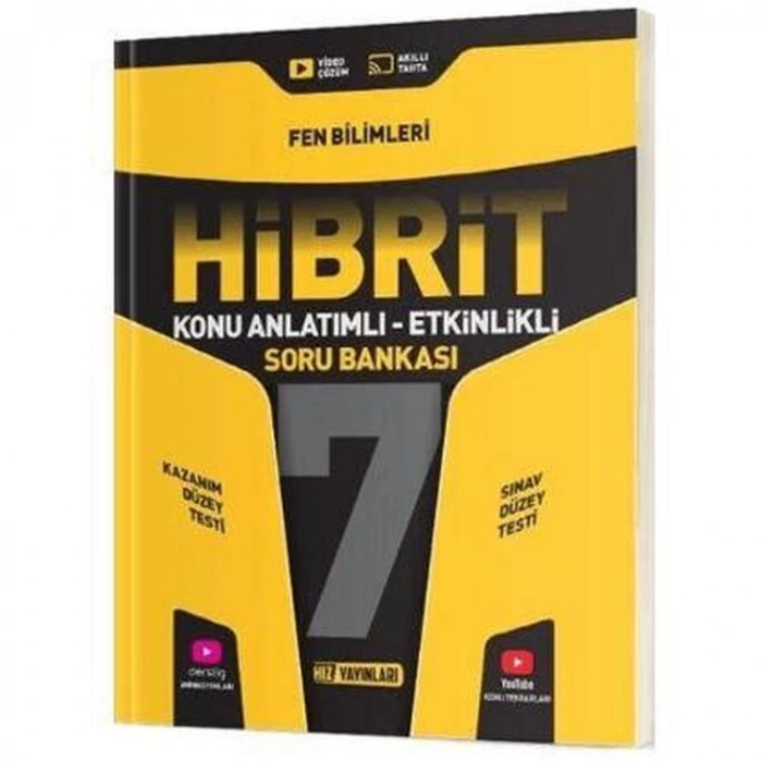HIZ 7. SINIF HİBRİT FEN SORU BANKASI