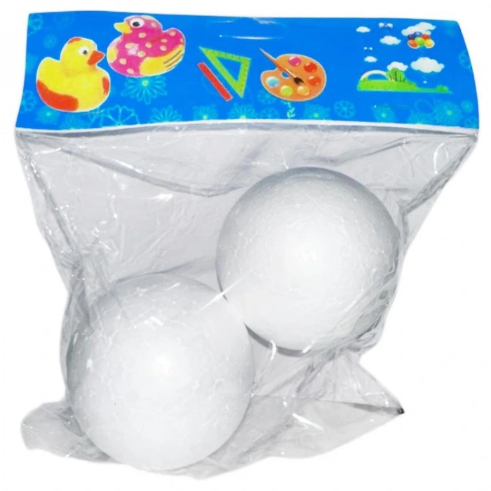 ZİZU DK2659 STRAFOR KÖPÜK TOP 7 CM 2 Lİ