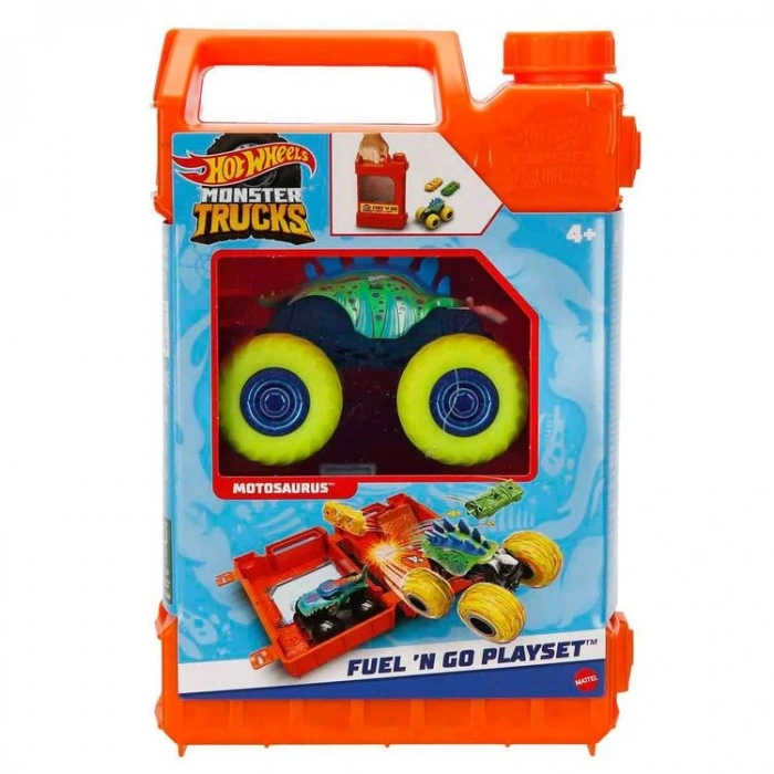 MATTEL HXT04  HOTWHEELS MONSTER TRUCKS TAŞINABİLİR ARAÇLI OYUN SETİ  4+