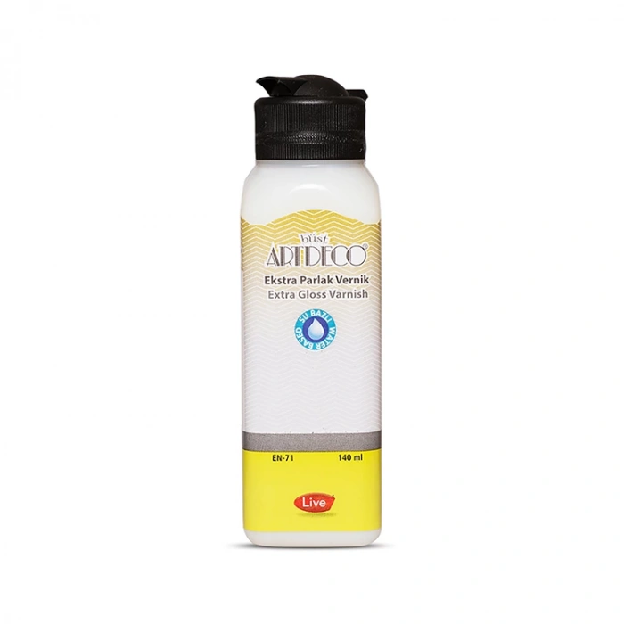 ARTDECO Y-073R-004 SU BAZLI VERNİK EKSTRA PARLAK 140 ML