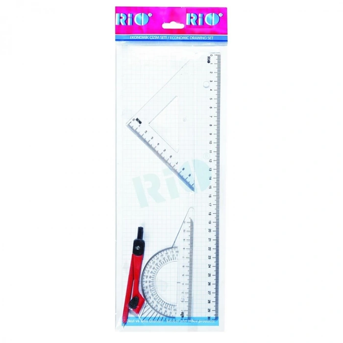RIO POŞETLİ EKONOMİK ÇİZİM SETİ 4LÜ