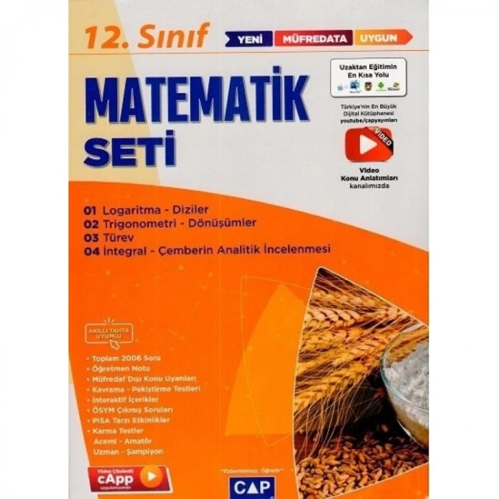 ÇAP YAYINLARI 12.SINIF ANADOLU MATEMATİK SETİ
