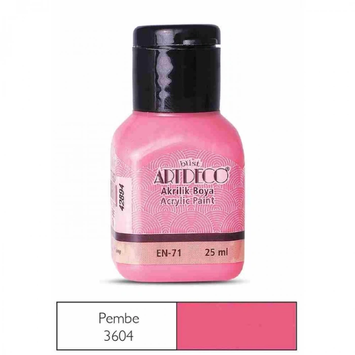 ARTDECO AKRİLİK BOYA 25 ML. PEMBE Y-070A-3604