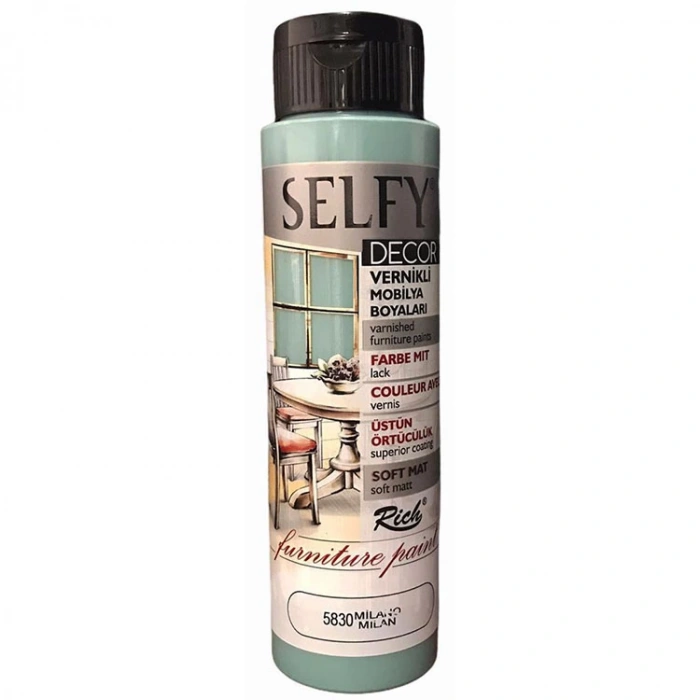 RİCH SLF-500-5830 SELFY DECOR VERNİKLİ AKRİLİK BOYA 500cc.MİLANO