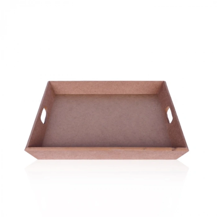 TEKNOPOİNT AHŞAP HOBİ TPS15 KARE AÇILI DİK TEPSİ ORTA