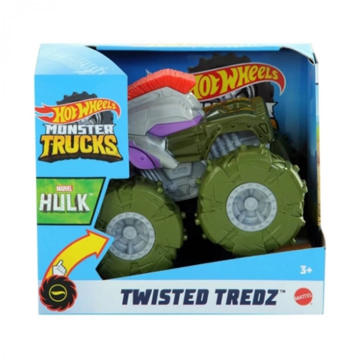 MATTEL GVK37/GVK42 HOTWHEELS MONSTER TRUCKS 1:43 ÇEK BIRAK ARABA MARVEL HULK