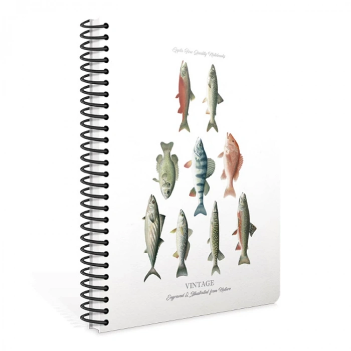 GIPTA VINTAGE SPİRALLİ SERT KAPAK A4 120 YP. ÇİZGİLİ DEFTER