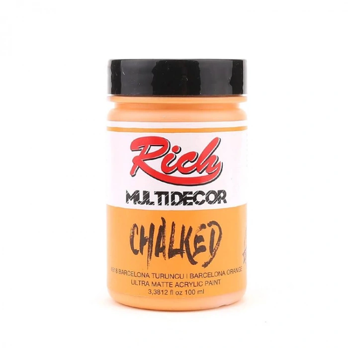 RİCH MDC-100-4518 MULTİ DECOR CHALKED 100 CC BARCELONA TURUNCU