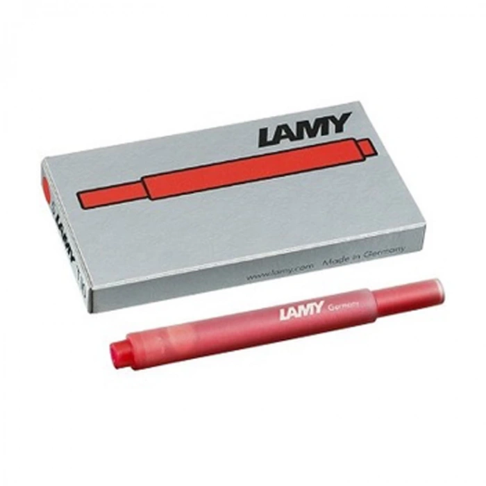 LAMY T10K 5Lİ DOLMA KALEM KARTUŞU KIRMIZI
