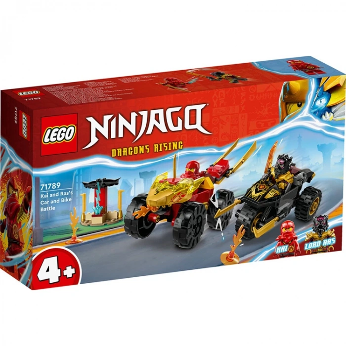 LEGO NINJAGO 71789 LAİ VE RASIN ARABA VE MOTORSİKLET SAVAŞI