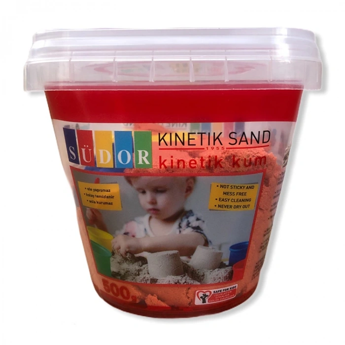 SÜDOR KS02-6 KİNETİK KUM KOVALI 500 G TURUNCU
