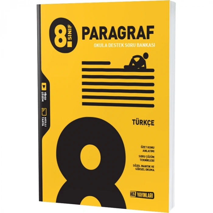HIZ 8. SINIF TÜRKÇE PARAGRAF SORU BANKASI